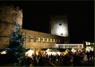 Oxford Christmas Market at night