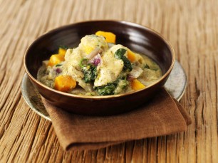 Turkey, Butternut and Spinach Curry