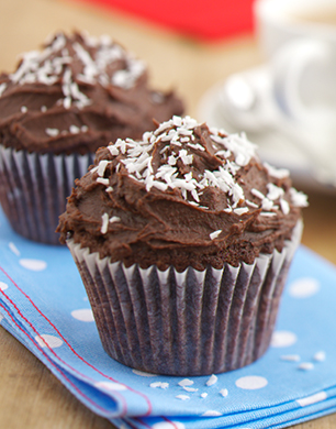 Chocolate and Coconut Cupcake Post