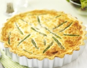 Leek And Asparagus Quiche