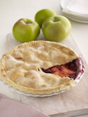 Apple and Blackberry Pie