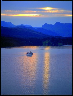 Windermere Lake Cruise sunset