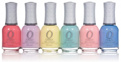 candy coloured set of six nail varnishes 