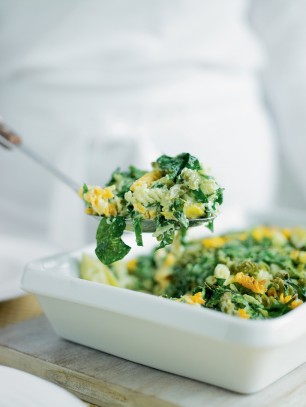 Spinach + Ricotta Bake