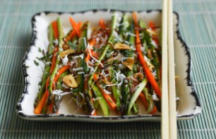Raw_Asian Asparagus salad