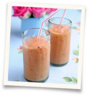 Strawberry Smoothie Slush 