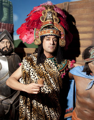Emperor Montezuma in the Aztec Jungle at Cadbury World