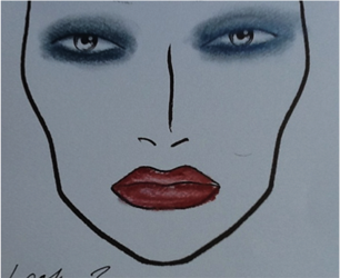 Aveda Look 2 Sketch