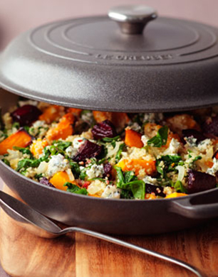 Roasted Beetroot Quinoa with Blue Cheese Post