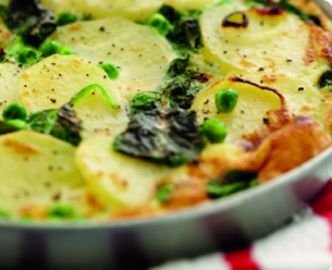 spinach frittata