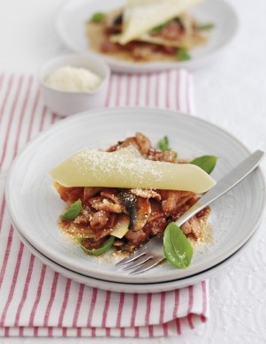 No bake bacon lasagne