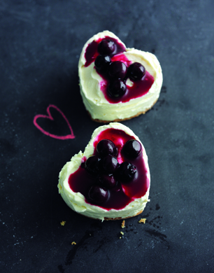 Mini blueberry cheesecakes 2