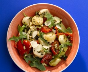 balsamic roasted leek salad