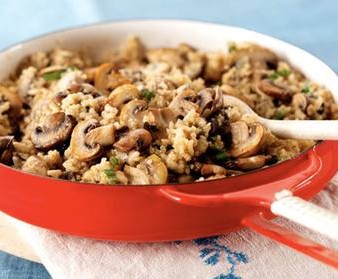Quinoa and Mushroom Risotto