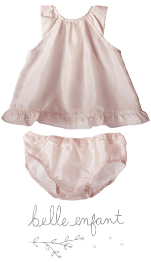 Belle Enfant Blouse and Bloomers in pink