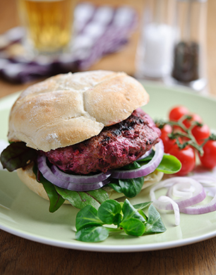 Lamb & Beetroot Burgers with Feta 