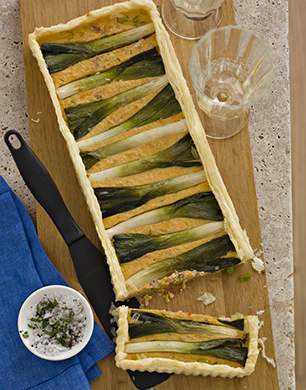 Tomato, Chive & Leek Tart