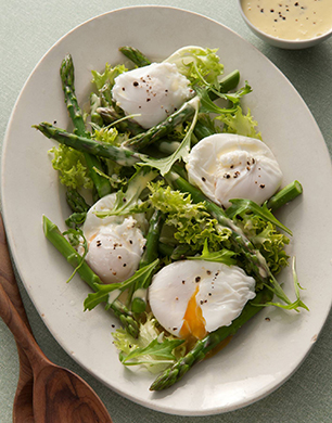 Asparagus and happy egg salad post