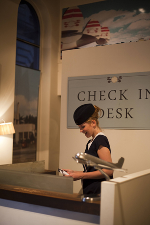 Dine Mile High Check in desk