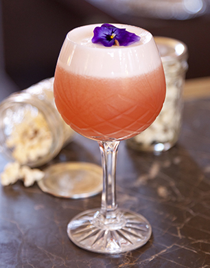 Rhubarb and Ginger Sour post