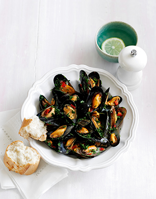 Spicy Garlic Mussels post