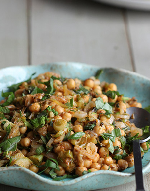 Spring Leeks and Chickpeas post