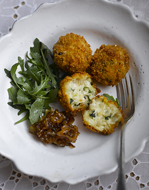 Goats Cheese Fritters Post