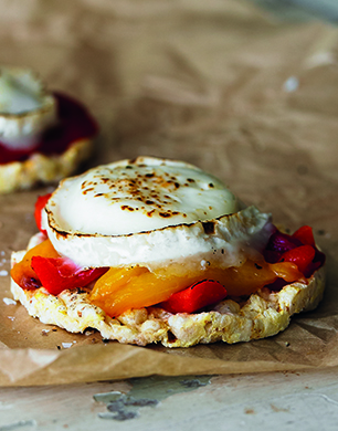 Grilled Goat's Cheese with Roasted Veg Post