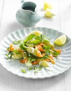 Herby Potato and Smoked Salmon Salad Post