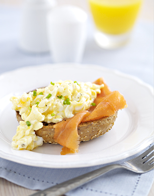 Smoked Salmon and Scrambled Eggs Post