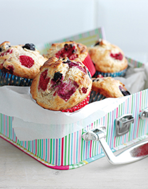Double Berry Muffins Post