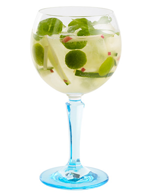 Pink Lady Gin and Tonic Cocktail Post