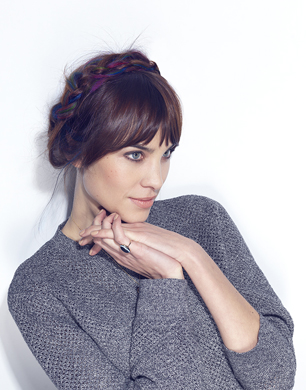 Alexa Chung Peacock Plait