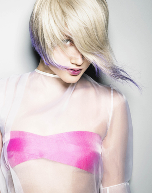 Fluro Bob Hair Trend