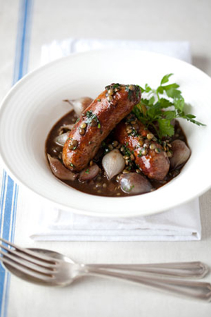 sausage and lentil casserole