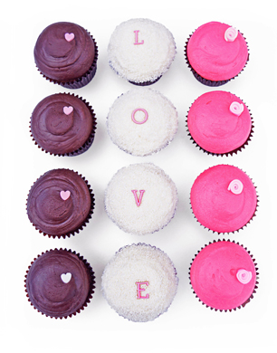 Sweet Couture Valentine's Day Cupcake Selection