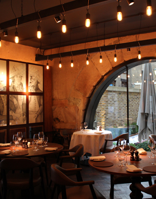 New Street Grill Window View