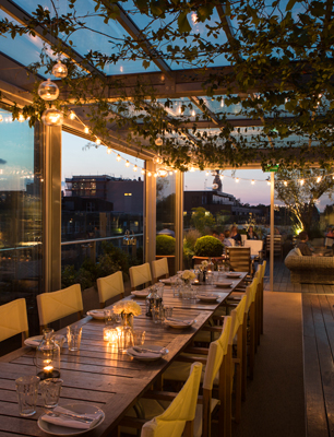 Boundary rooftop - Long Table