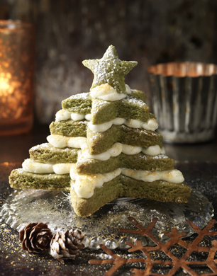 Lily Vanilli's Matcha Christmas Cookies
