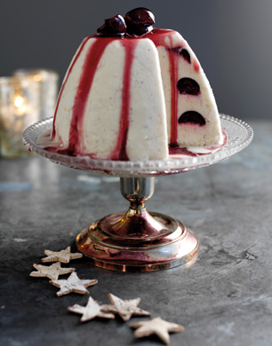 Oatly Ice Cream Cherry Bombe