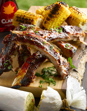 Sticky Maple Syrup Ribs 