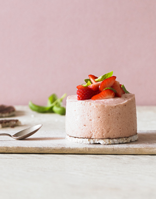 Strawberry and Basil Mousse | StyleNest