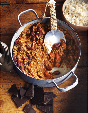 Chilli Con Carne With A Chocolate Twist