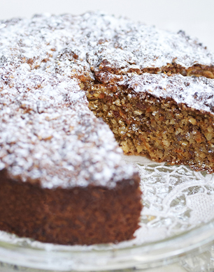 Moist Carrot and Almond Cake